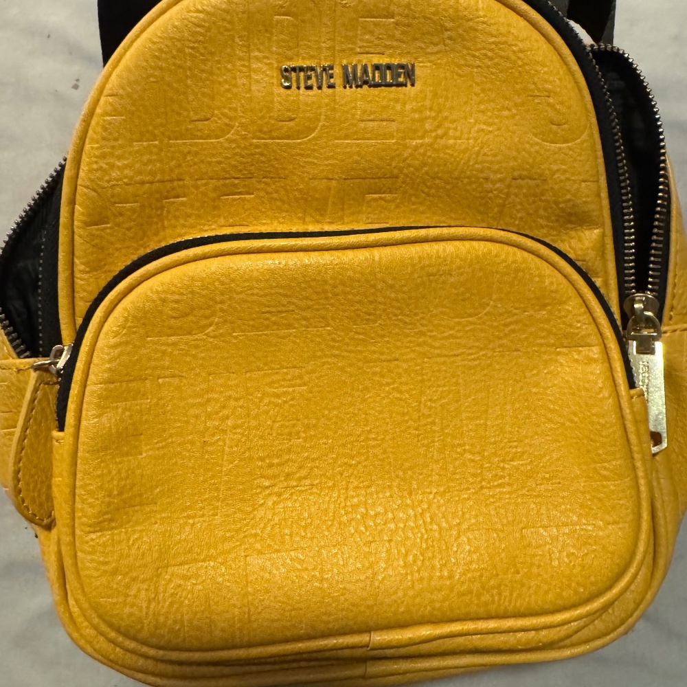 Steve Madden leather backpack